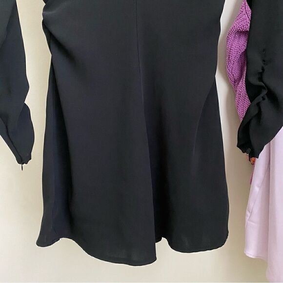 ZARA Gathered Mini Dress - Picture 3 of 10